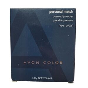 Avon Personal Match Pressed Powder Matte Beige 0.4 oz Face Makeup New in Box